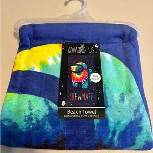 Among Us Crewmate Beach Towel. New